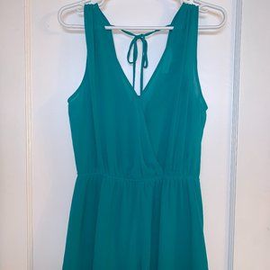 ASTR - Women's Romper; Size: S; Color: Teal; Brand new (but no tags)